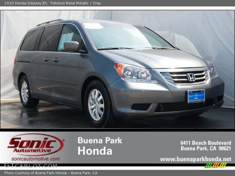 Polished Metal Metallic / Gray 2010 Honda Odyssey EX