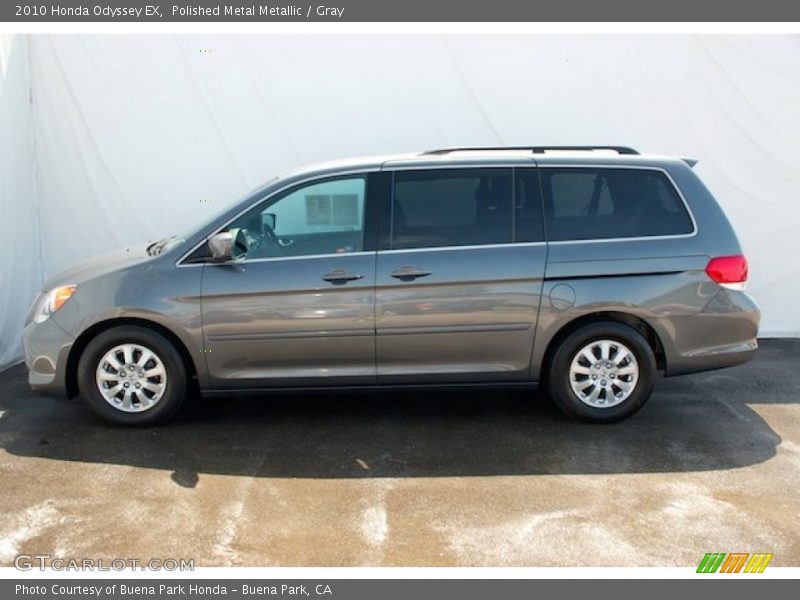 Polished Metal Metallic / Gray 2010 Honda Odyssey EX