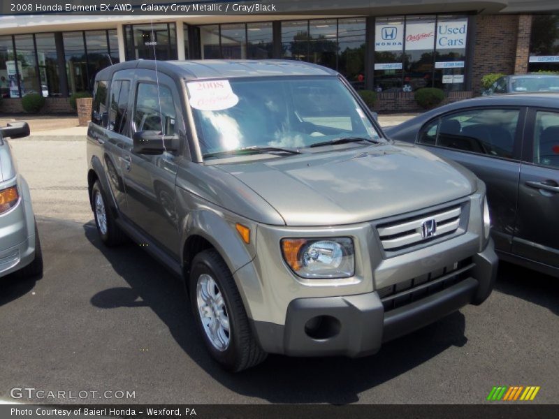 Galaxy Gray Metallic / Gray/Black 2008 Honda Element EX AWD
