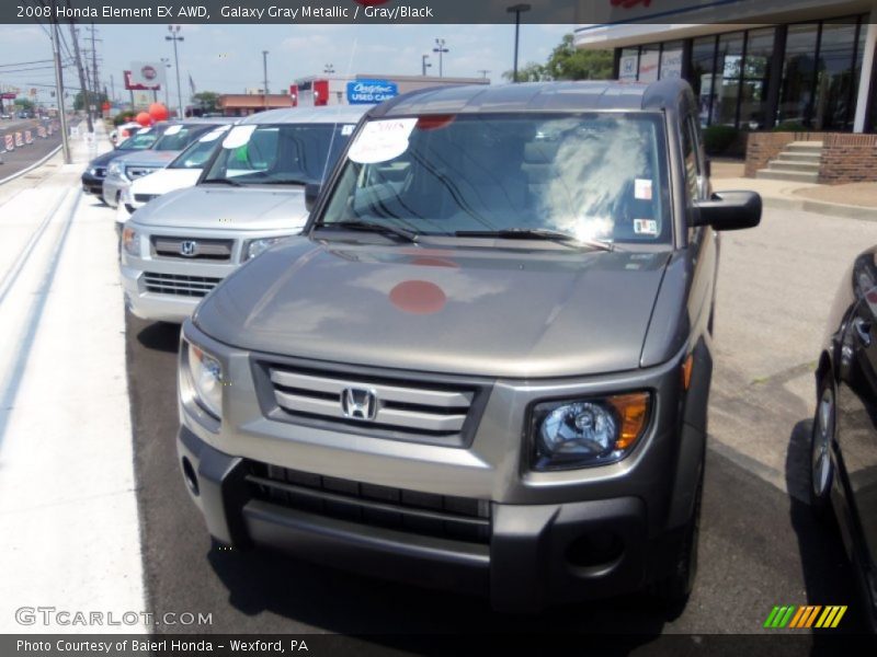 Galaxy Gray Metallic / Gray/Black 2008 Honda Element EX AWD