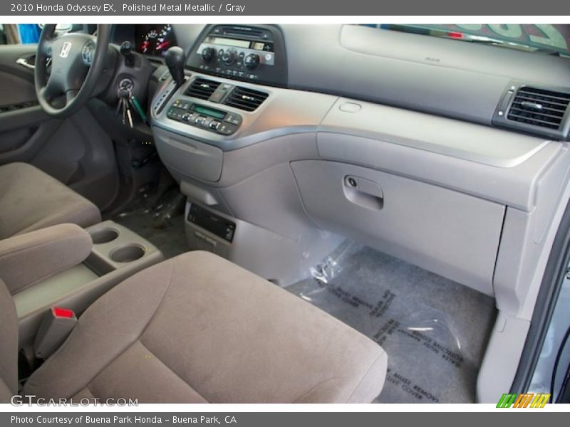 Polished Metal Metallic / Gray 2010 Honda Odyssey EX