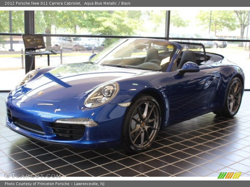 Front 3/4 View of 2012 New 911 Carrera Cabriolet