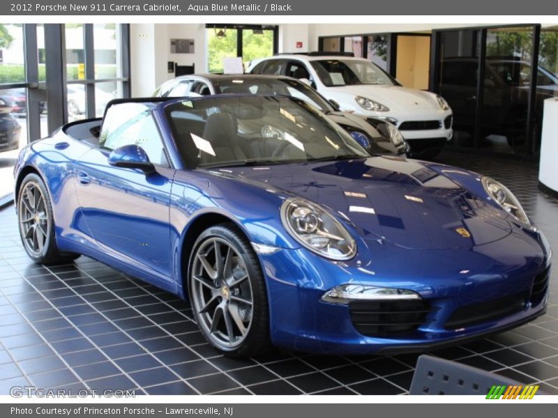 Front 3/4 View of 2012 New 911 Carrera Cabriolet