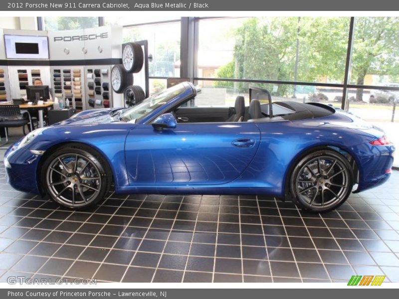  2012 New 911 Carrera Cabriolet Aqua Blue Metallic