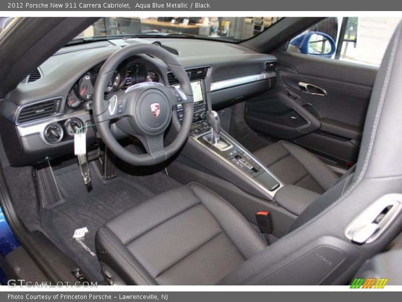  2012 New 911 Carrera Cabriolet Black Interior