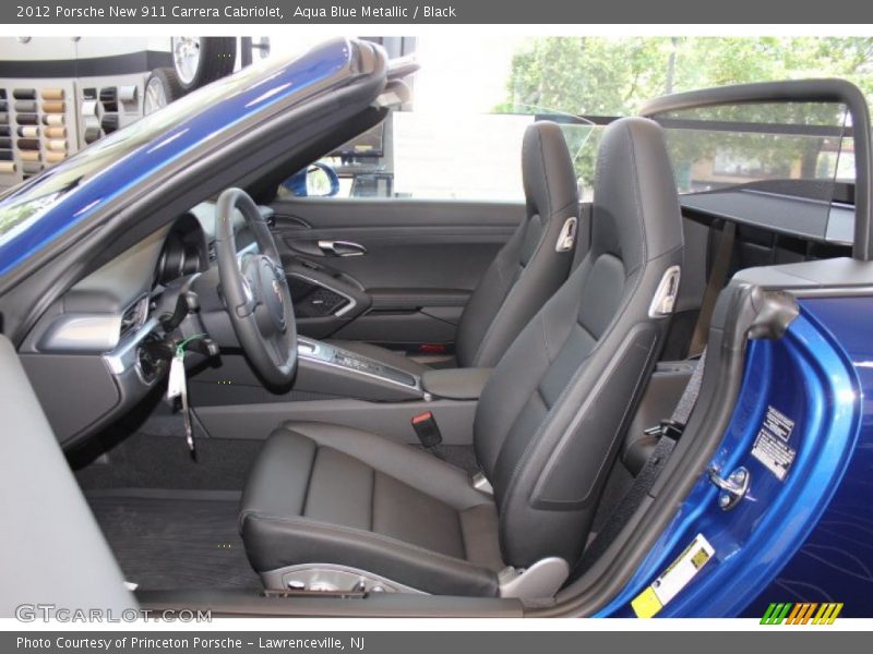 Front Seat of 2012 New 911 Carrera Cabriolet