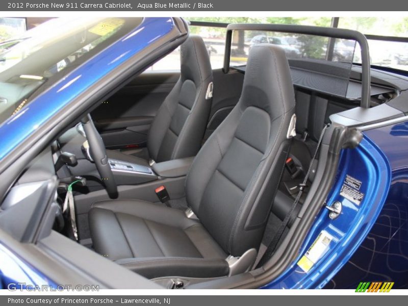  2012 New 911 Carrera Cabriolet Black Interior