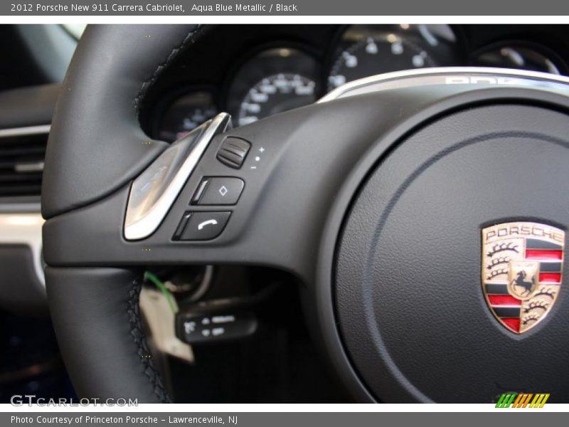 Controls of 2012 New 911 Carrera Cabriolet