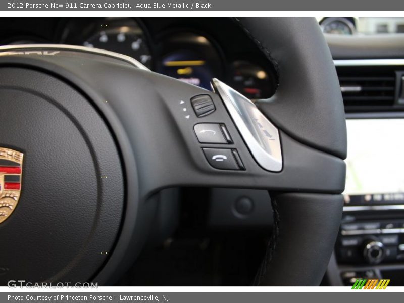 Controls of 2012 New 911 Carrera Cabriolet