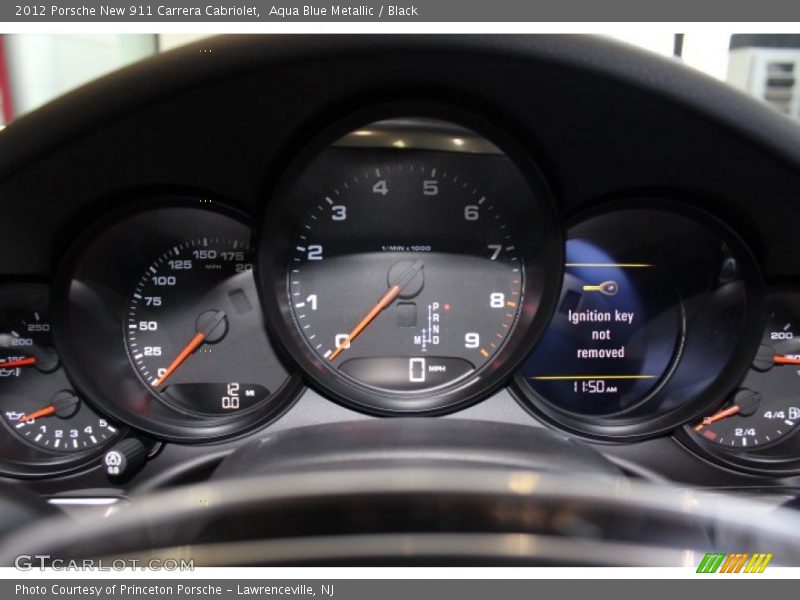  2012 New 911 Carrera Cabriolet Carrera Cabriolet Gauges