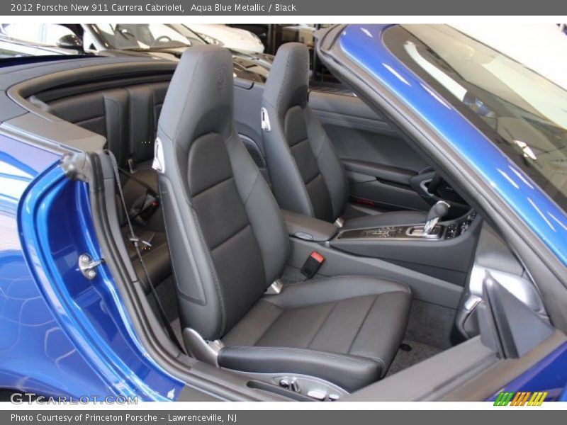 Front Seat of 2012 New 911 Carrera Cabriolet