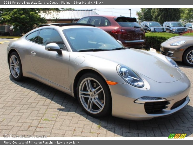 Front 3/4 View of 2012 New 911 Carrera Coupe