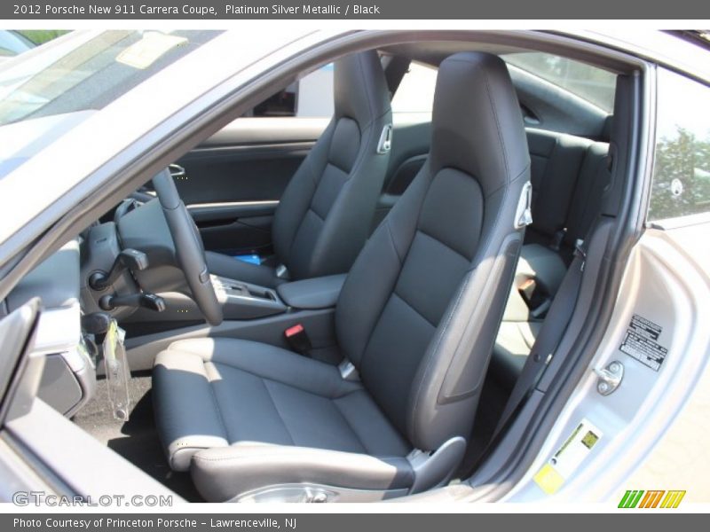 Front Seat of 2012 New 911 Carrera Coupe