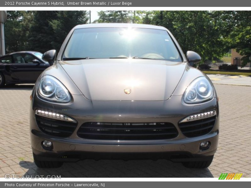 Umber Brown Metallic / Luxor Beige 2012 Porsche Cayenne S Hybrid
