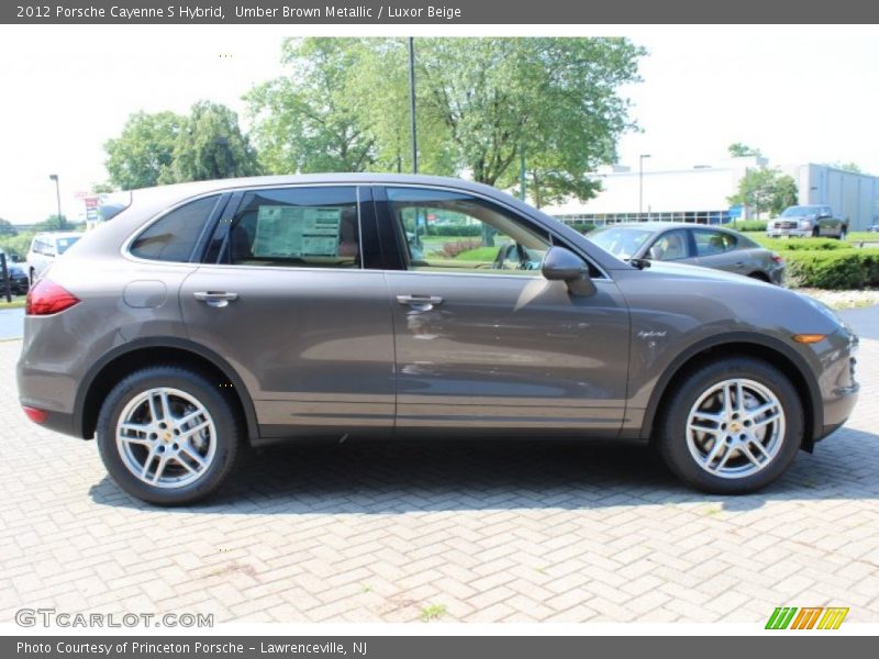 Umber Brown Metallic / Luxor Beige 2012 Porsche Cayenne S Hybrid