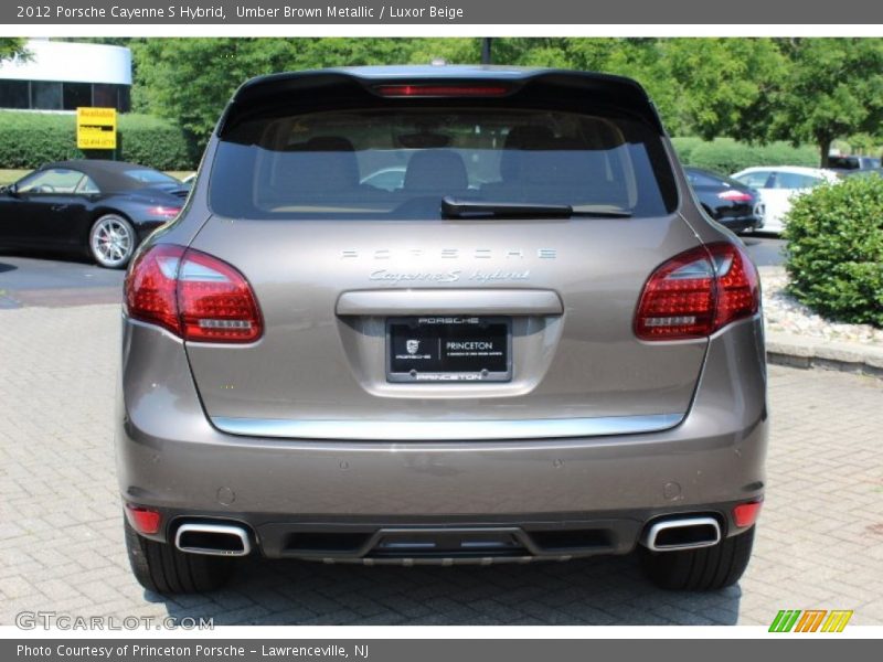 Umber Brown Metallic / Luxor Beige 2012 Porsche Cayenne S Hybrid