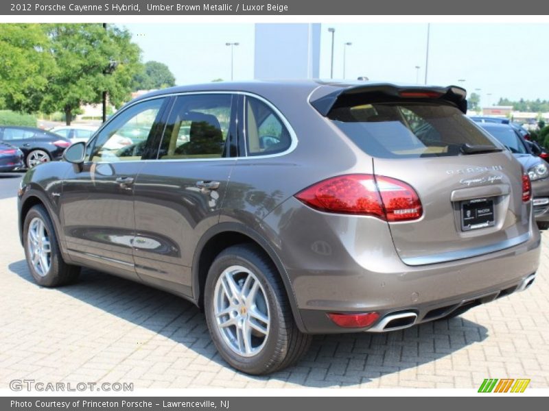 Umber Brown Metallic / Luxor Beige 2012 Porsche Cayenne S Hybrid