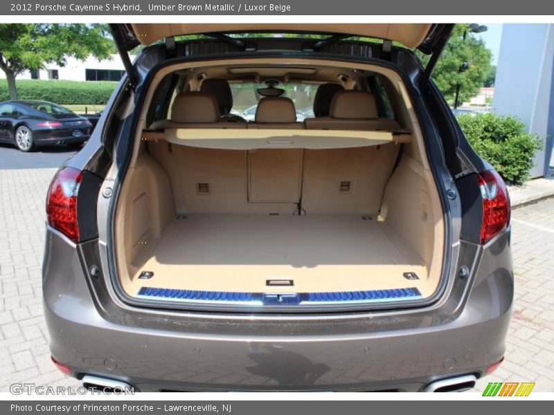 Umber Brown Metallic / Luxor Beige 2012 Porsche Cayenne S Hybrid