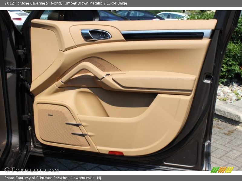 Umber Brown Metallic / Luxor Beige 2012 Porsche Cayenne S Hybrid