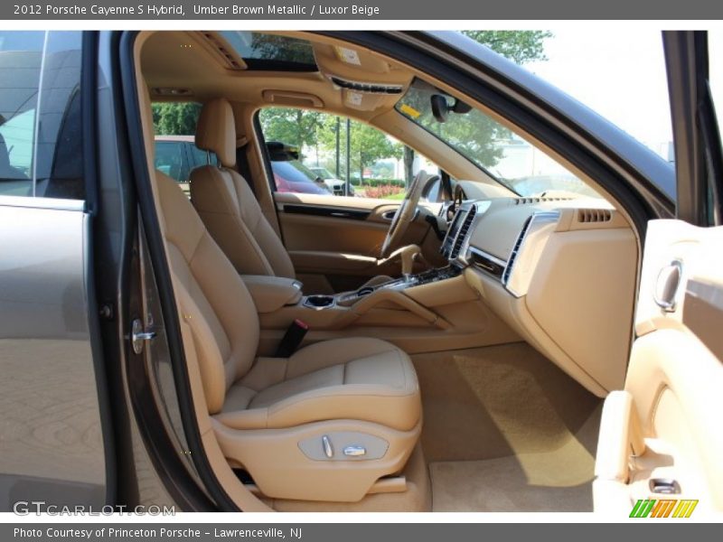 Umber Brown Metallic / Luxor Beige 2012 Porsche Cayenne S Hybrid