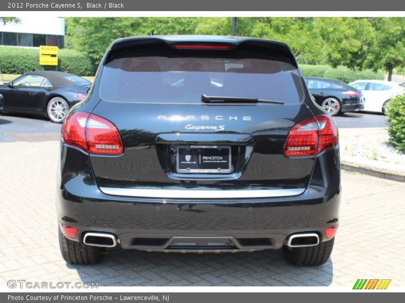 Black / Black 2012 Porsche Cayenne S
