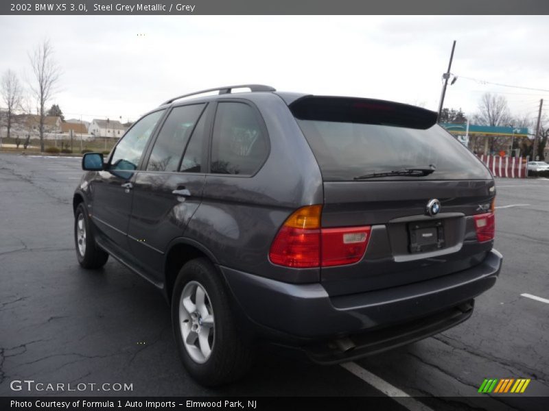 Steel Grey Metallic / Grey 2002 BMW X5 3.0i