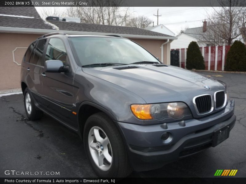 Steel Grey Metallic / Grey 2002 BMW X5 3.0i