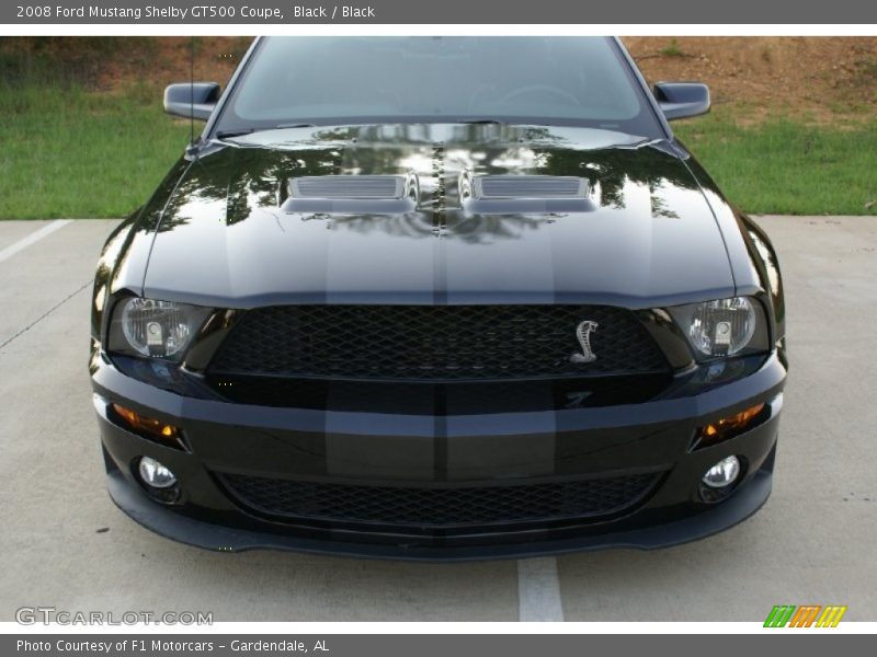 Black / Black 2008 Ford Mustang Shelby GT500 Coupe