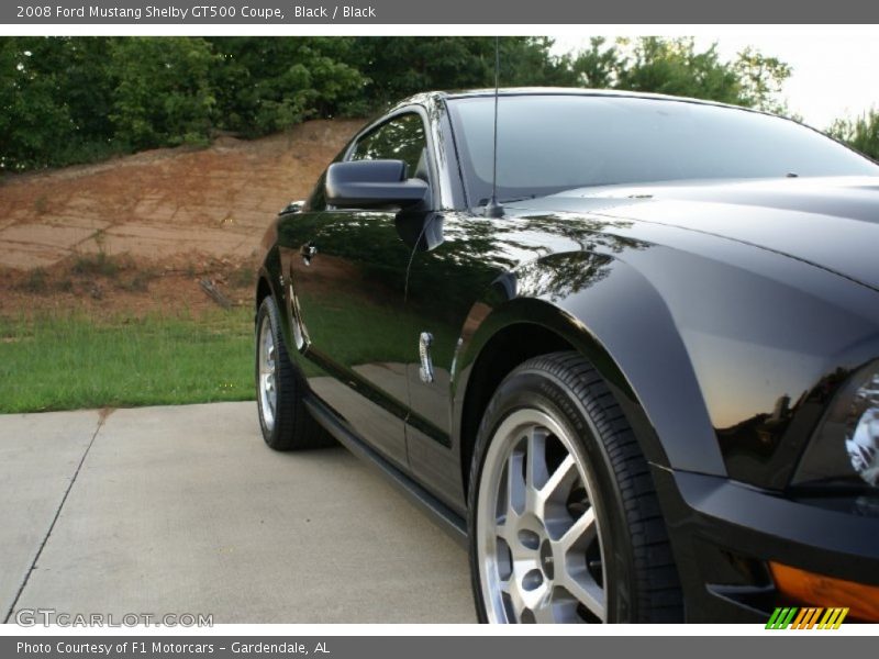 Black / Black 2008 Ford Mustang Shelby GT500 Coupe