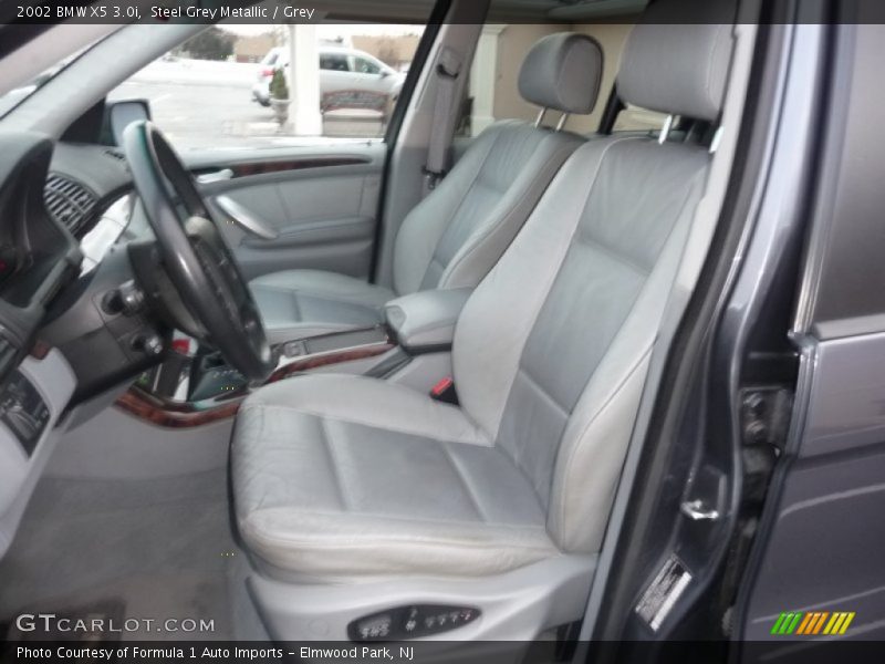 Steel Grey Metallic / Grey 2002 BMW X5 3.0i