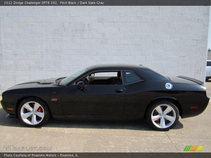 Pitch Black / Dark Slate Gray 2012 Dodge Challenger SRT8 392