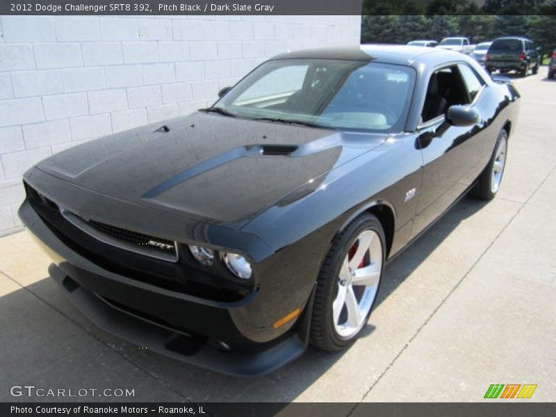 Pitch Black / Dark Slate Gray 2012 Dodge Challenger SRT8 392