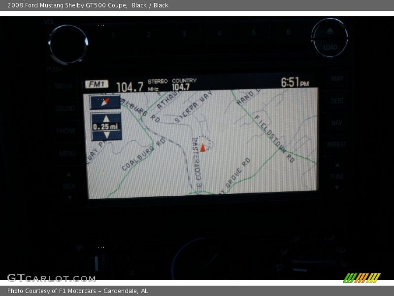 Navigation of 2008 Mustang Shelby GT500 Coupe