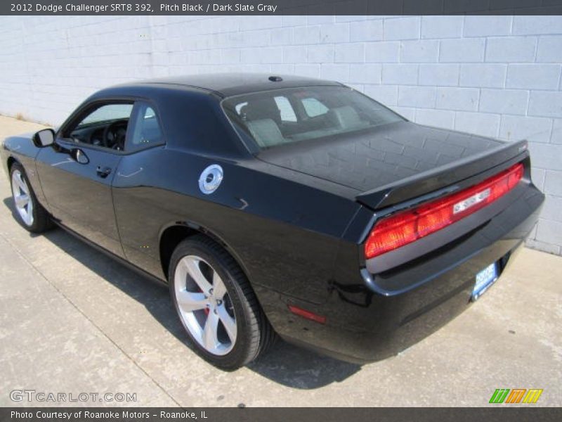 Pitch Black / Dark Slate Gray 2012 Dodge Challenger SRT8 392