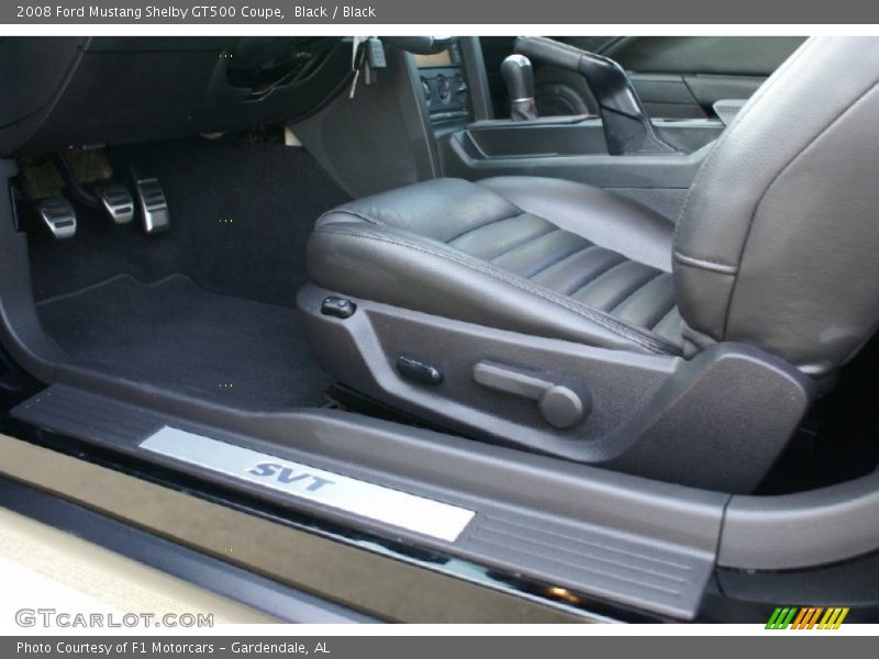 Black / Black 2008 Ford Mustang Shelby GT500 Coupe