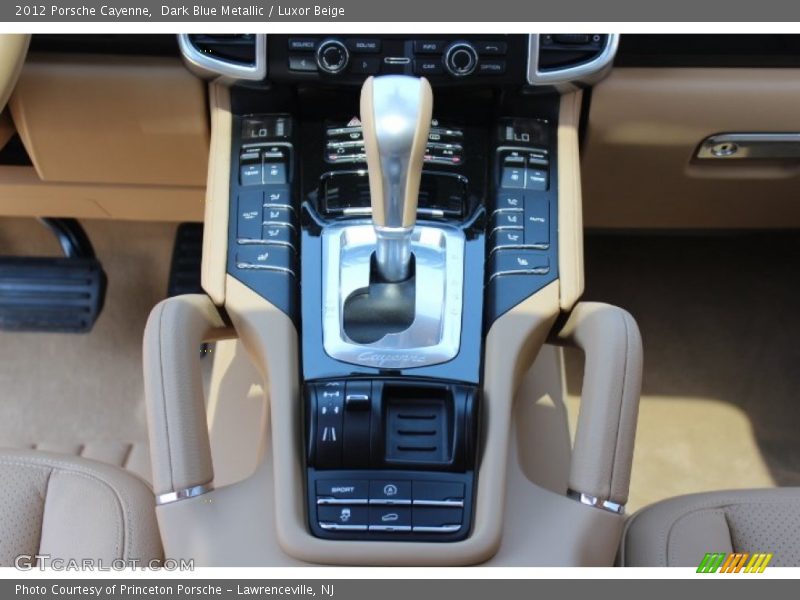 Dark Blue Metallic / Luxor Beige 2012 Porsche Cayenne