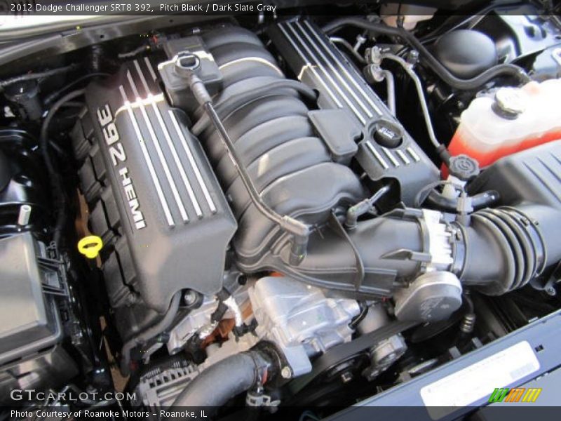 Pitch Black / Dark Slate Gray 2012 Dodge Challenger SRT8 392