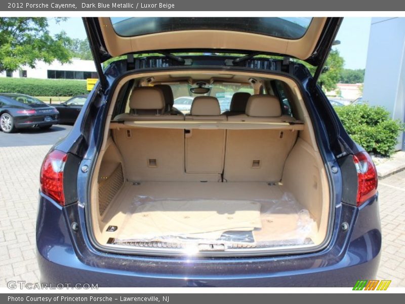 Dark Blue Metallic / Luxor Beige 2012 Porsche Cayenne