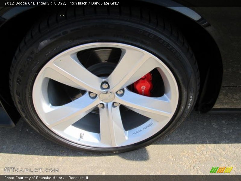 Pitch Black / Dark Slate Gray 2012 Dodge Challenger SRT8 392