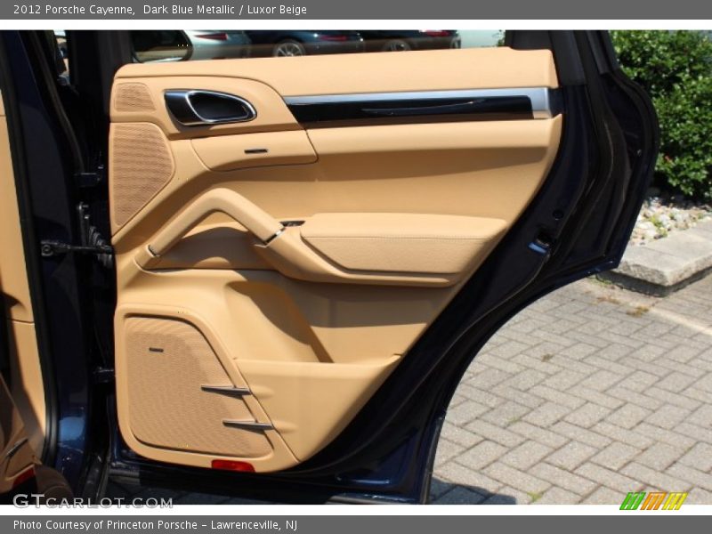 Dark Blue Metallic / Luxor Beige 2012 Porsche Cayenne