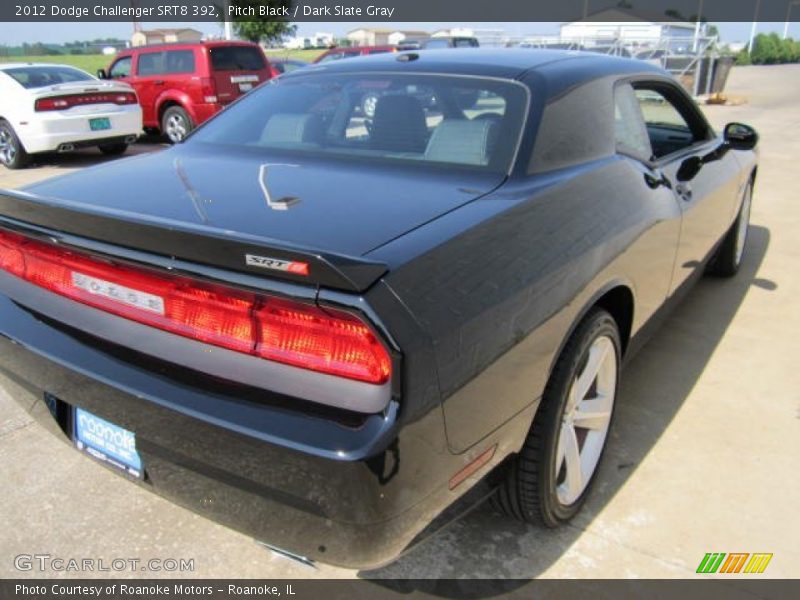 Pitch Black / Dark Slate Gray 2012 Dodge Challenger SRT8 392