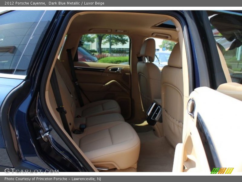 Dark Blue Metallic / Luxor Beige 2012 Porsche Cayenne
