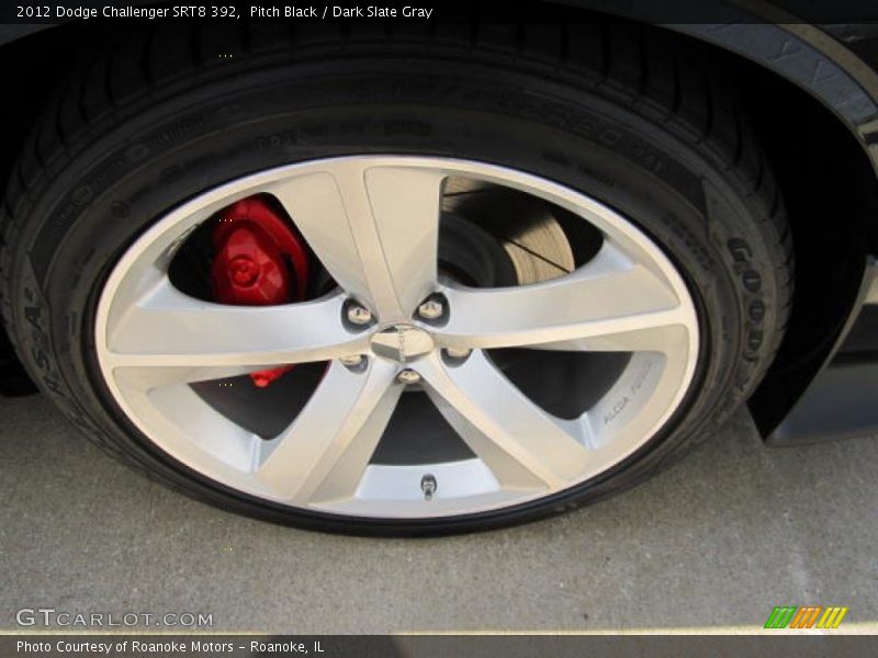 Pitch Black / Dark Slate Gray 2012 Dodge Challenger SRT8 392