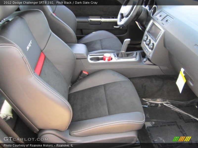 Pitch Black / Dark Slate Gray 2012 Dodge Challenger SRT8 392