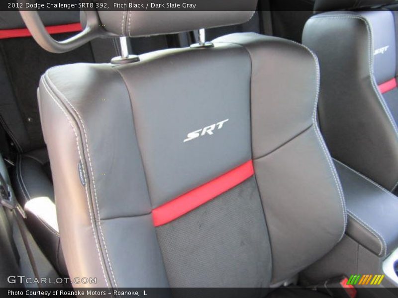 Pitch Black / Dark Slate Gray 2012 Dodge Challenger SRT8 392