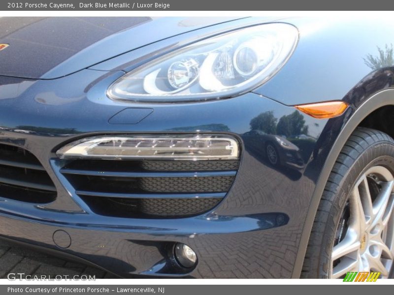 Dark Blue Metallic / Luxor Beige 2012 Porsche Cayenne