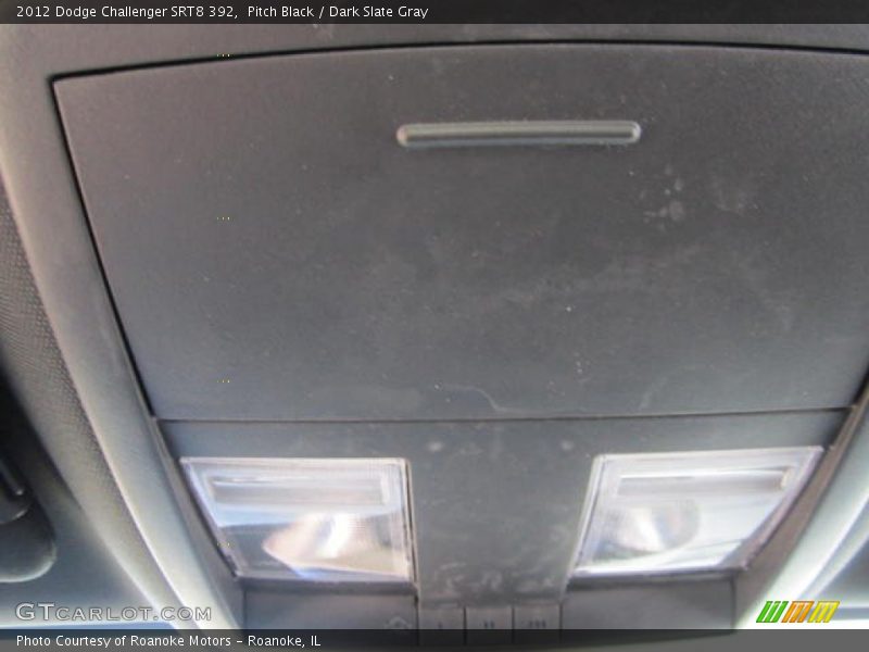 Pitch Black / Dark Slate Gray 2012 Dodge Challenger SRT8 392