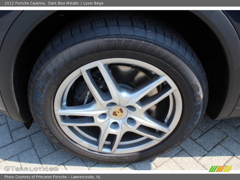 Dark Blue Metallic / Luxor Beige 2012 Porsche Cayenne