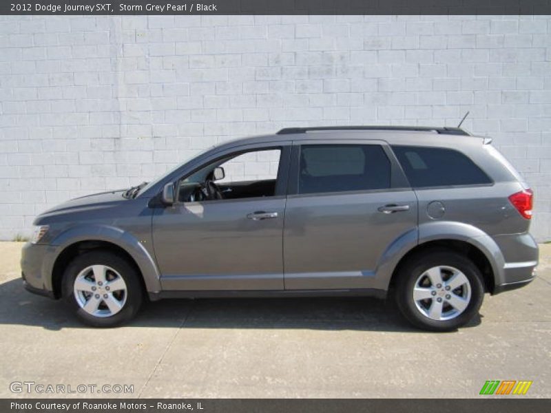 Storm Grey Pearl / Black 2012 Dodge Journey SXT
