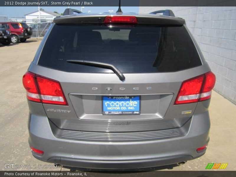 Storm Grey Pearl / Black 2012 Dodge Journey SXT